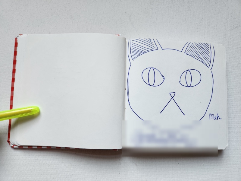 Handgezeichnete Katze Unbenannt