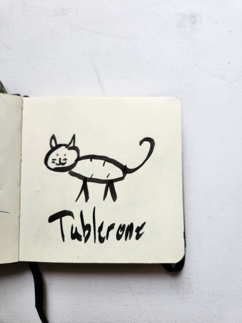 Handgezeichnete Katze Unbenannt