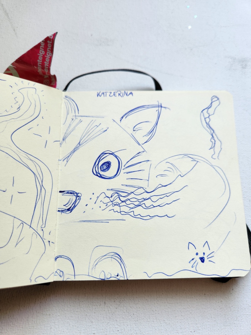 Handgezeichnete Katze Unbenannt