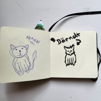 Unbenannte Katzenzeichnung