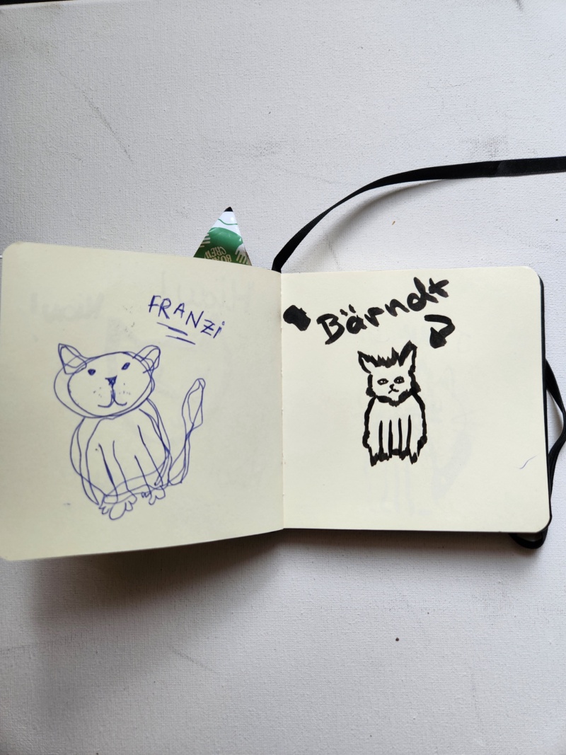 Handgezeichnete Katze Unbenannt