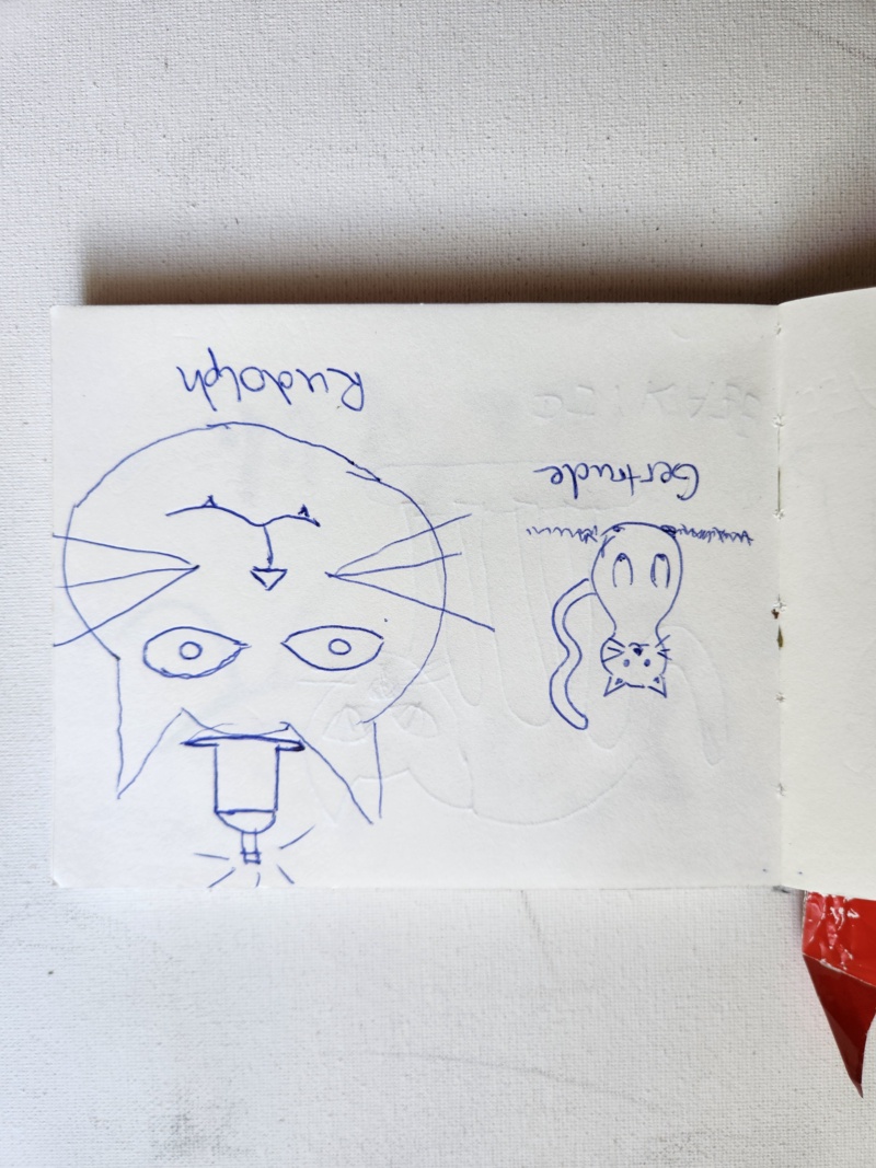 Handgezeichnete Katze Unbenannt