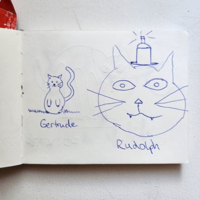 Unbenannte Katzenzeichnung