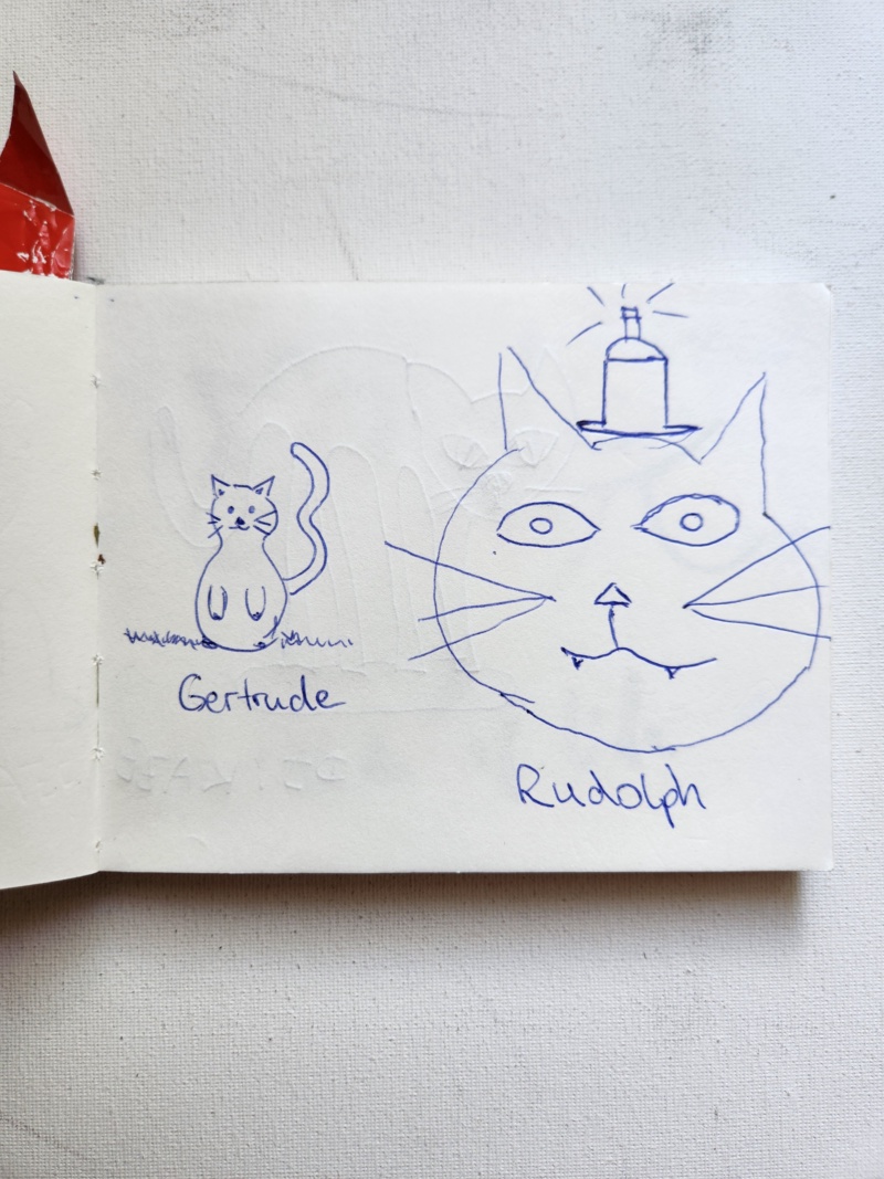Handgezeichnete Katze Unbenannt