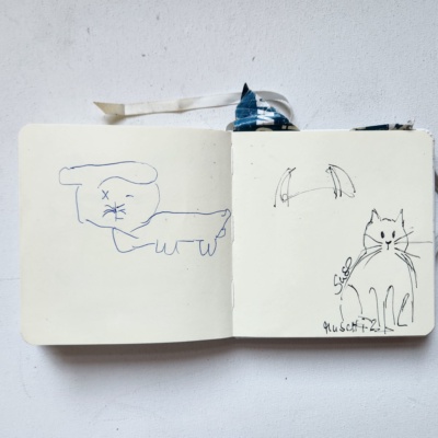 Unbenannte Katzenzeichnung