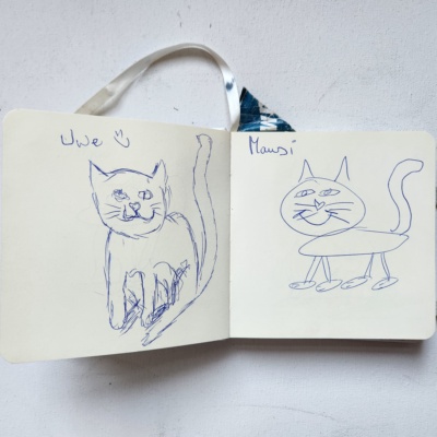 Unbenannte Katzenzeichnung