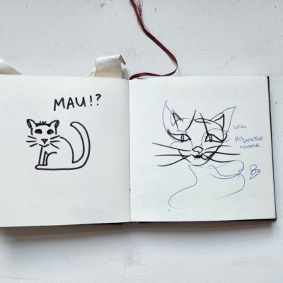 Unbenannte Katzenzeichnung