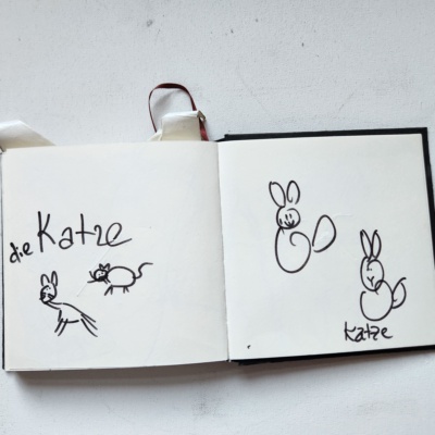 Unbenannte Katzenzeichnung