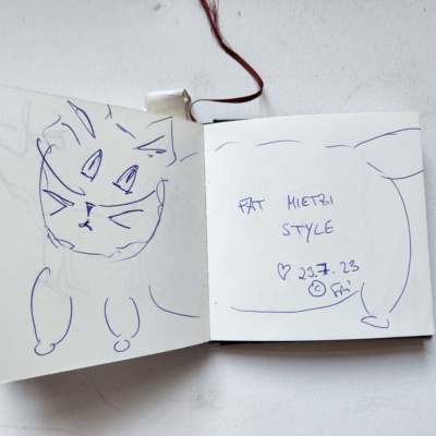 Unbenannte Katzenzeichnung