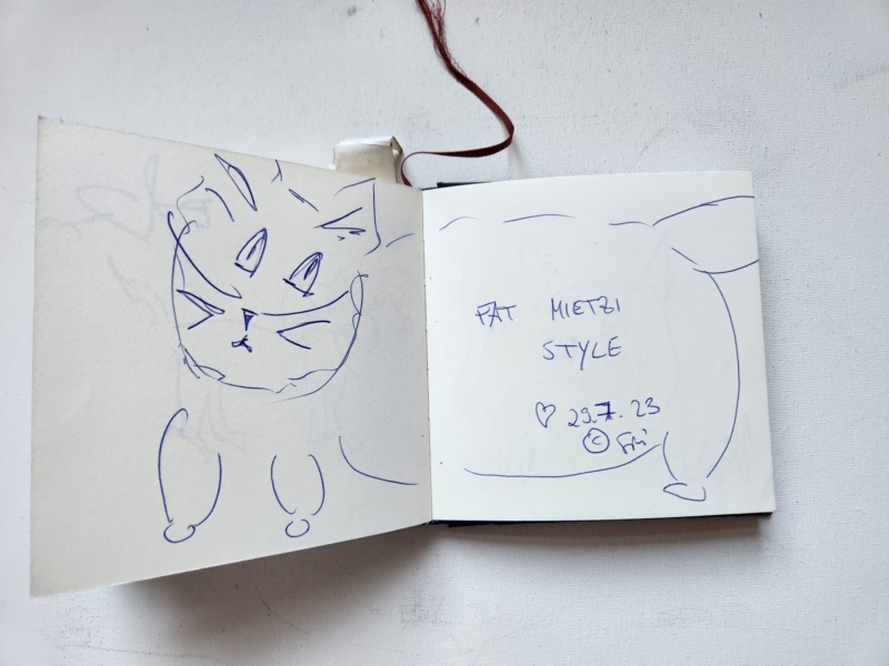 Handgezeichnete Katze Unbenannt