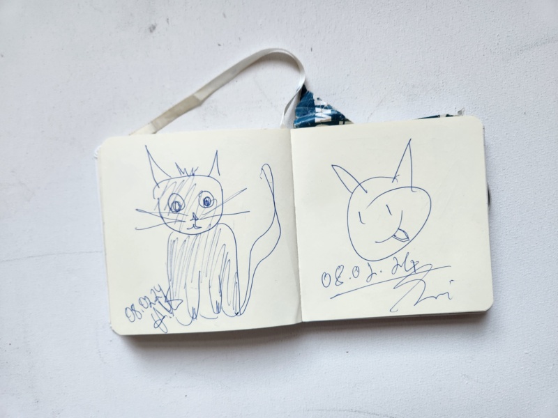 Handgezeichnete Katze Unbenannt