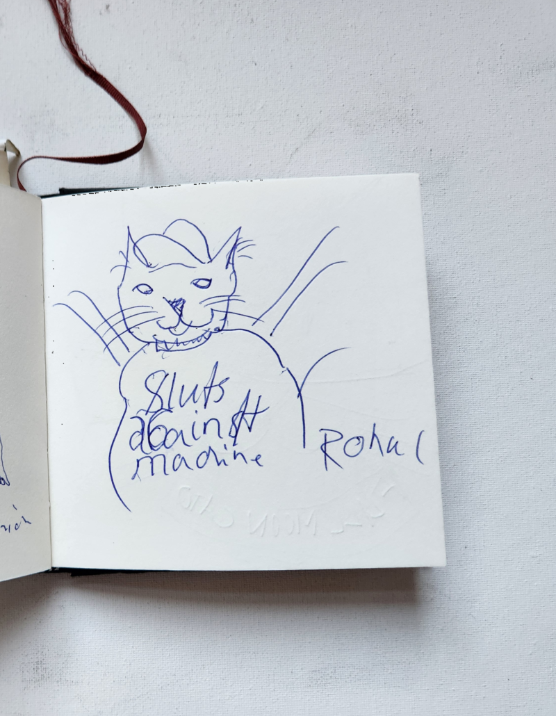 Handgezeichnete Katze Rohal