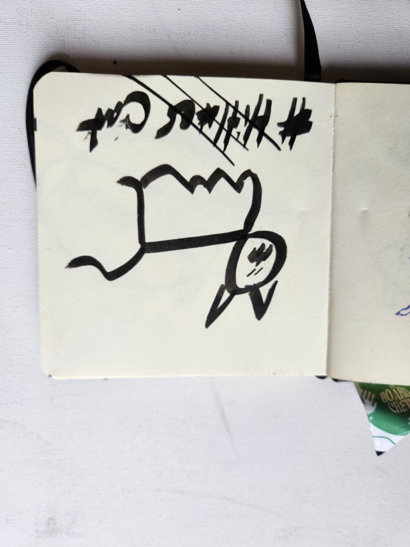 Handgezeichnete Katze Unbenannt