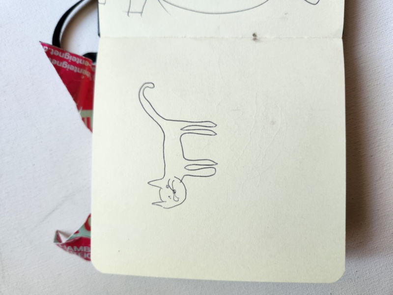 Handgezeichnete Katze Unbenannt