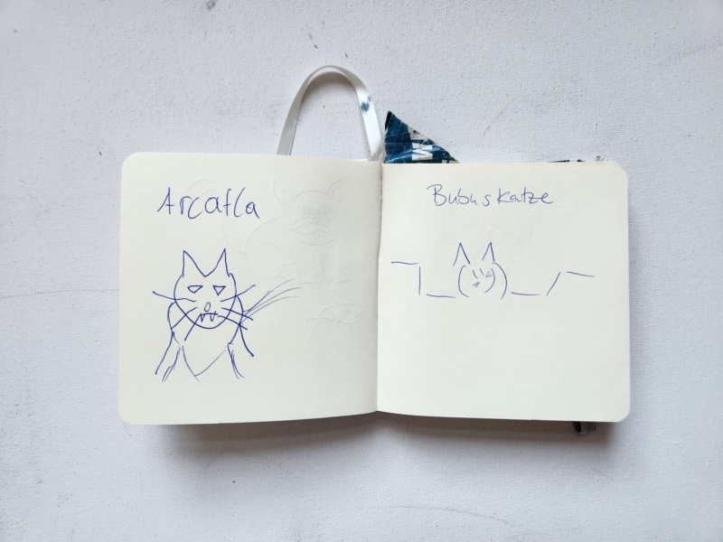 Handgezeichnete Katze Unbenannt