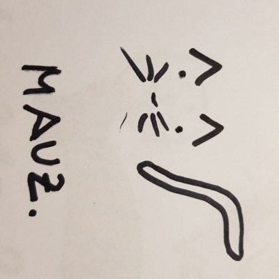 Unbenannte Katzenzeichnung