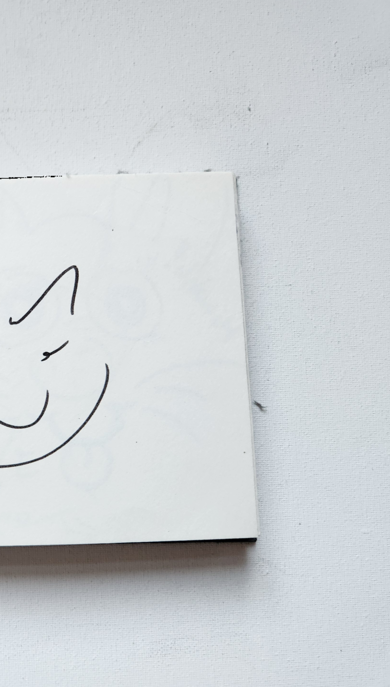 Handgezeichnete Katze Schnuddel