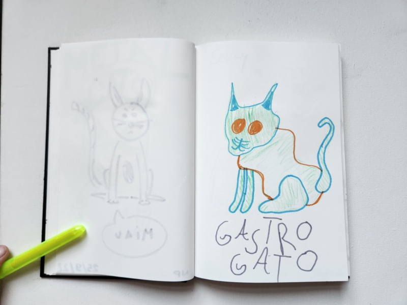 Handgezeichnete Katze Unbenannt