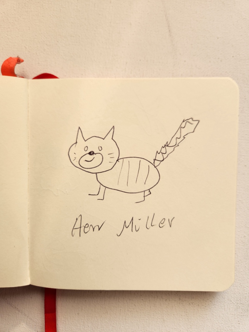 Handgezeichnete Katze Unbenannt