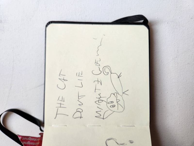 Handgezeichnete Katze Unbenannt
