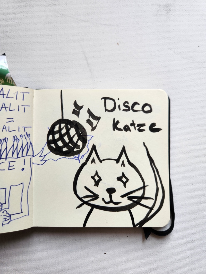 Handgezeichnete Katze Unbenannt