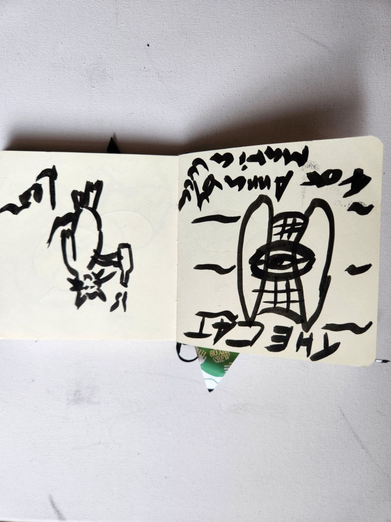 Handgezeichnete Katze Unbenannt