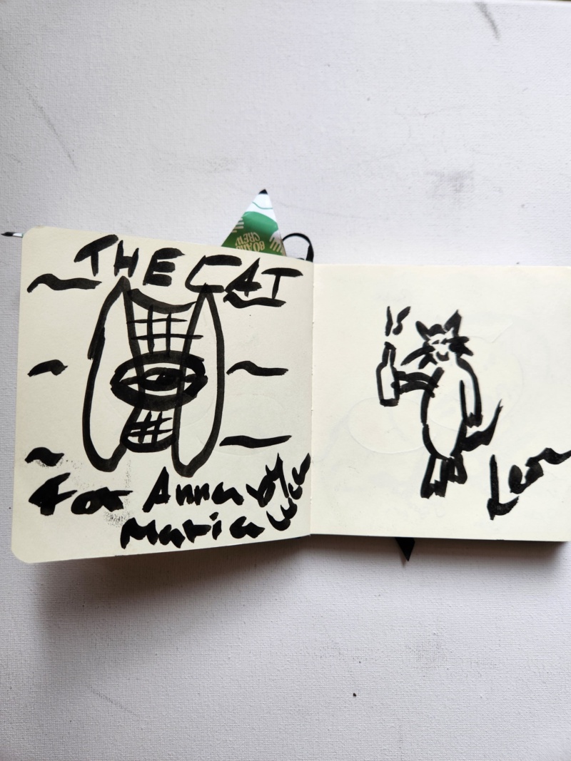 Handgezeichnete Katze Unbenannt
