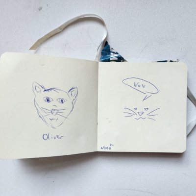Unbenannte Katzenzeichnung