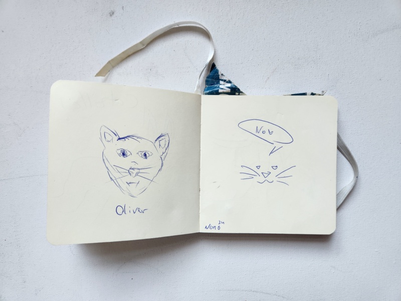 Handgezeichnete Katze Unbenannt