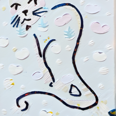 Tintenfleck im Stil van gogh