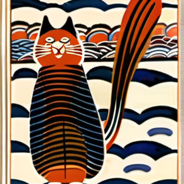 Wuschelbär – Hokusai