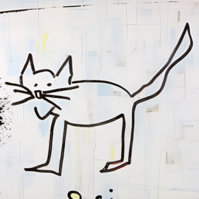 Schnurri im Stil basquiat