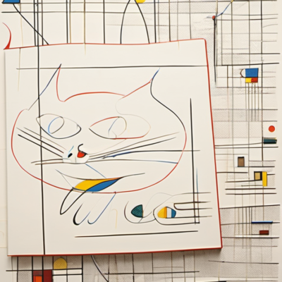 Whiskas im Stil kandinsky