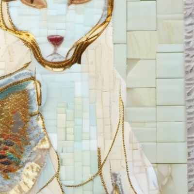 Mauzi Pünktchen im Stil klimt