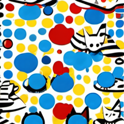 CAT ARMY im Stil lichtenstein