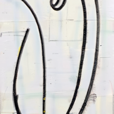 Schlumpfkatze im Stil basquiat