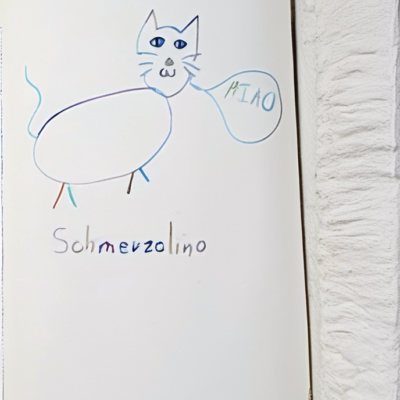 Löwenherz im Stil hundertwasser