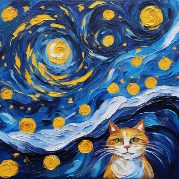 Mr. Fluffy – Van Gogh