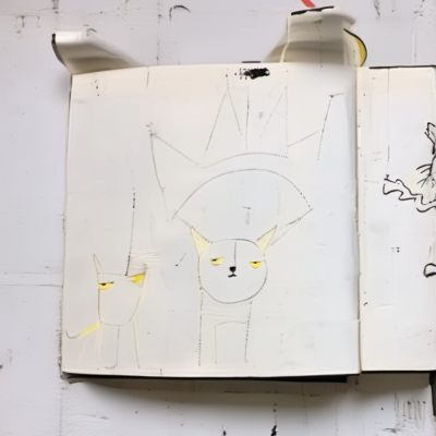 Wischel im Stil basquiat