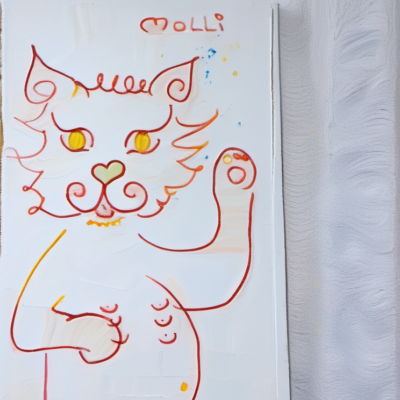 MOLLI im Stil van gogh