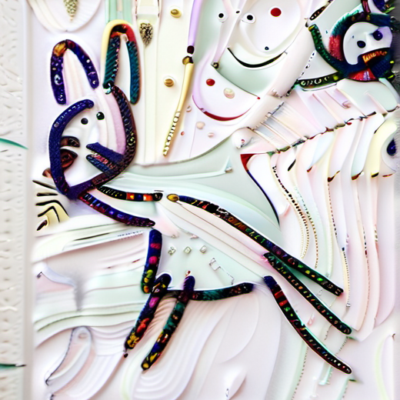 Zappelz im Stil hundertwasser