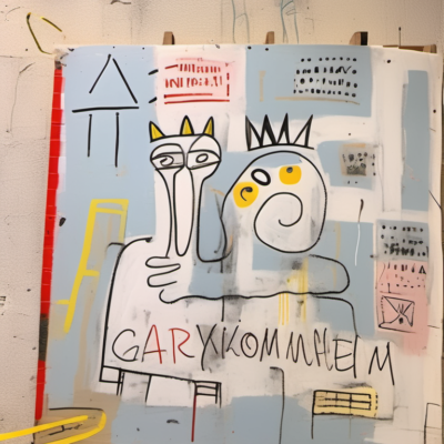 GARY KOMMHEIM im Stil basquiat