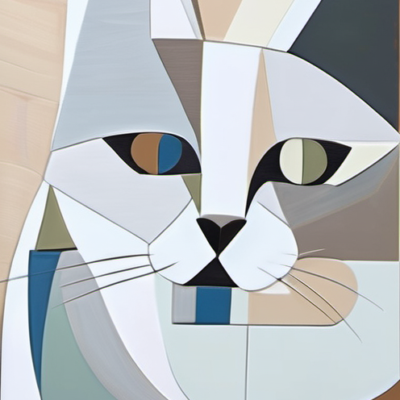 bibi kati im Stil picasso cubism