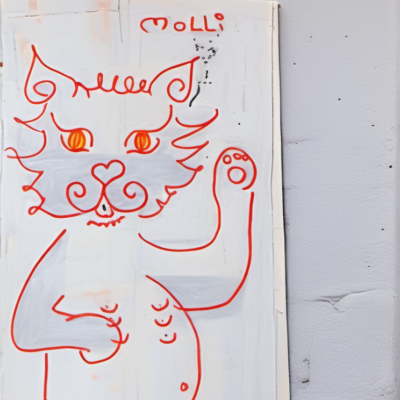 MOLLI im Stil basquiat