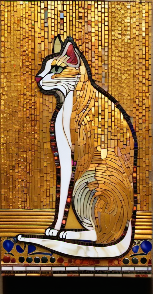 Cat-Dream im Stil von Klimt