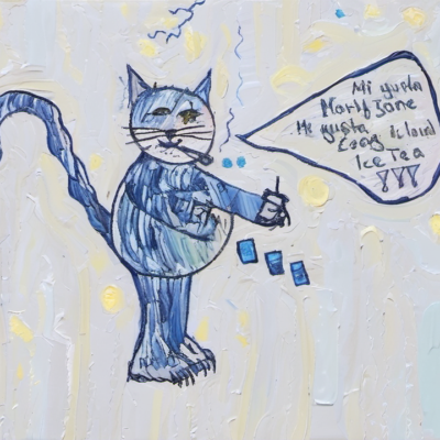 Schmusepfeife im Stil van gogh