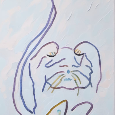 Schlitzohr im Stil van gogh