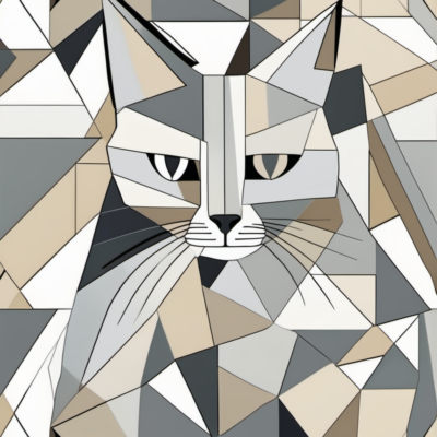 SCHRODI im Stil picasso cubism