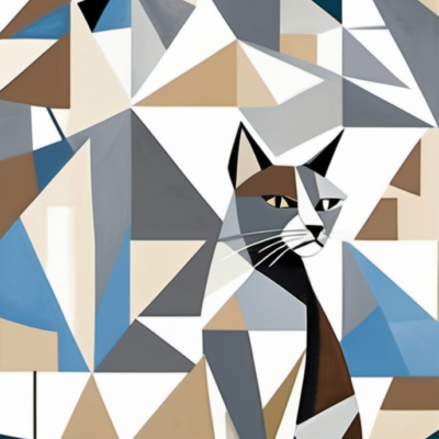Sonnenschein im Stil picasso cubism