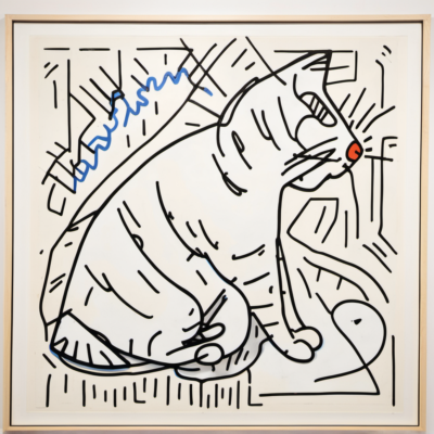 Vasuvirhi im Stil keith haring